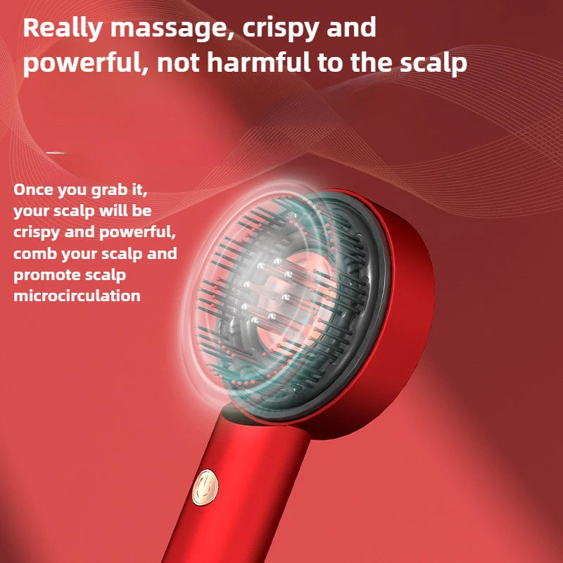 XYT-0806 Red Light Electric Massage Comb Kneading Living Hair Scalp Medicine Device Healthy Hair Guide Liquid Growth Instrument