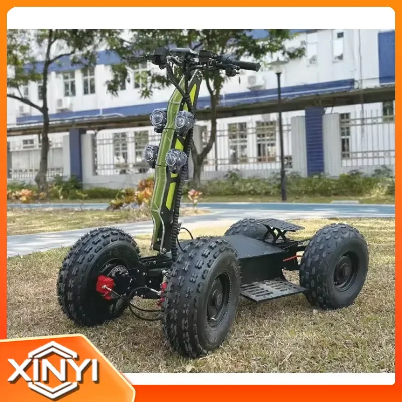 2026 New Arrival All Terrain Electric Scooter for Hunting Cart 4WD 16KW 60V Personal Mobility Vehicle Off Road ATV UTV