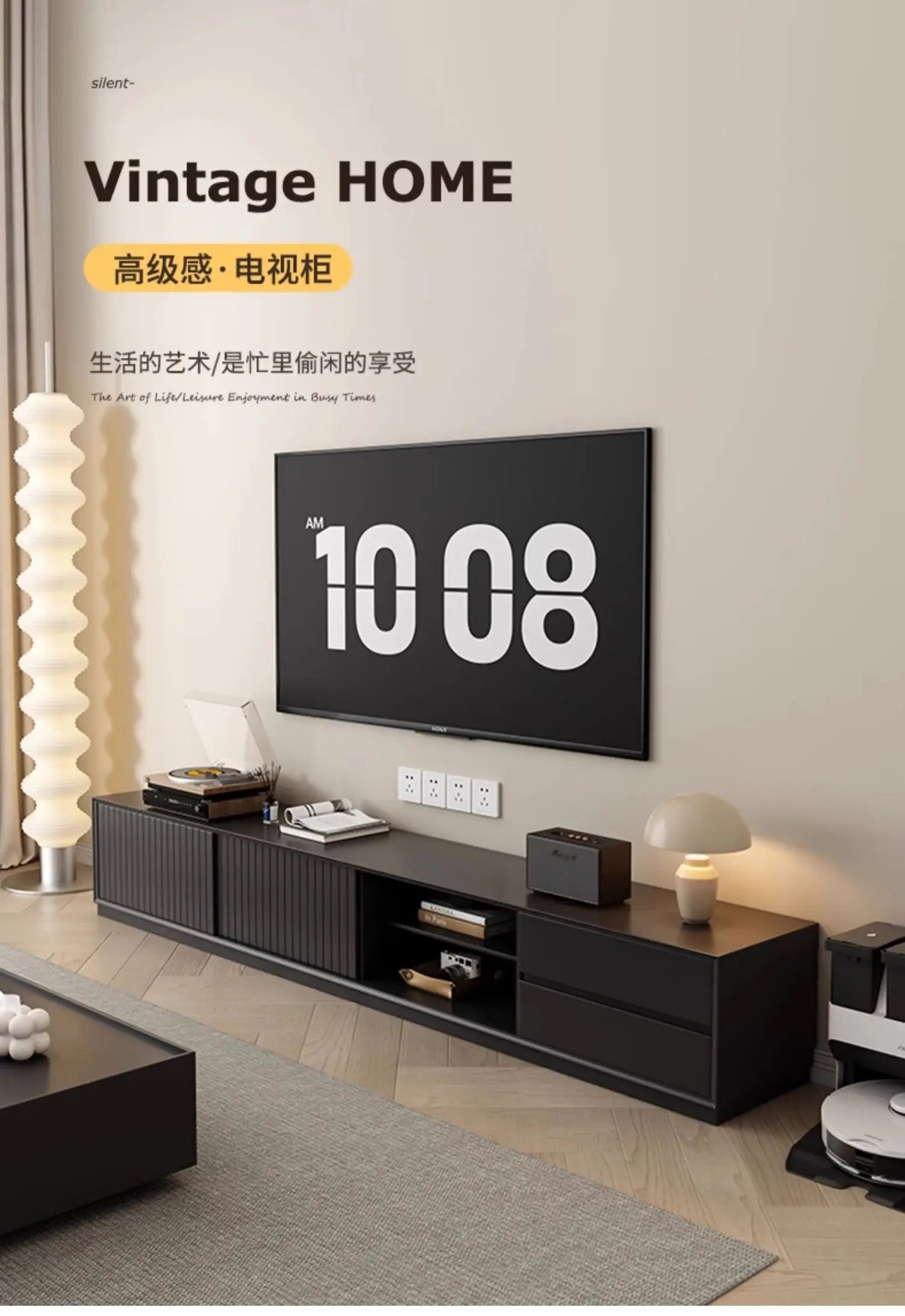 Modern Minimalist Tv Stand Aesthetic Premium Drawers Storage Tv Stand Luxury Glamour Mueble De Sala Modernos Home Furniture