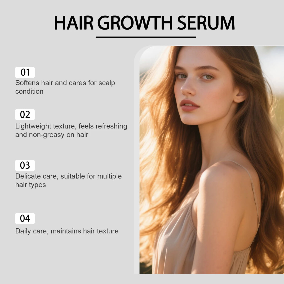 Hair Care Serum Nourishing Hydrating Smooth Shine Enhancing Volumizing Essence For Dry Damaged Frizz Control Scalp Care Liquid