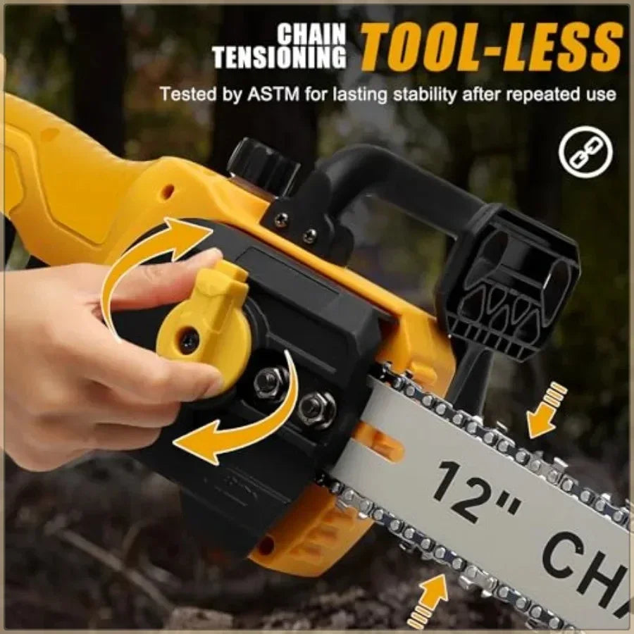 Dewalt Cordless Chain Saw Automatic Oiler Brushless Chainsaw Dehydration withor Tree Cutting and Logging Electric Saw Tool