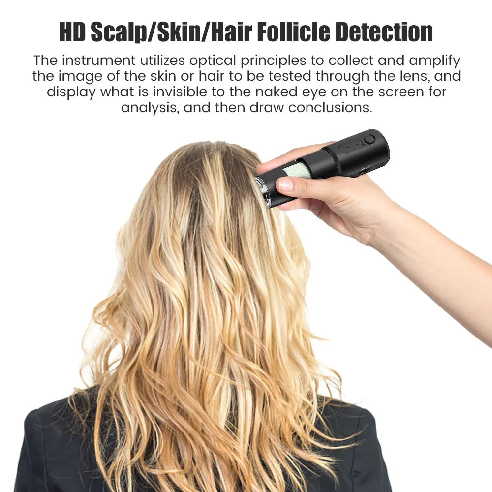 1000 times Wireless Dermatoscope Scalp Skin Analyzer Machine Facial and Body Analyzer Electronics Microscope Beauty Health Pro