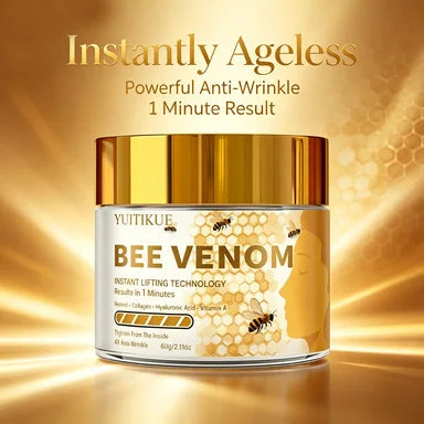 YUITIKUE Bee Venom Instant Lifting Cream 60g with Retinol Collagen Hyaluronic Acid Vitamin A Anti-Aging