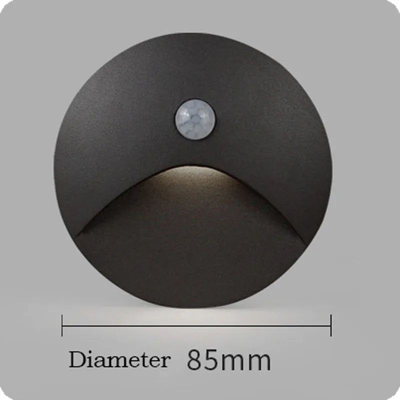 Outdoor Light IP65 Embedded Wall Light 3W LED Indoor Recessed Stair Lighting  Balcony Porch Aisle Courtyard Indoor Wall Light