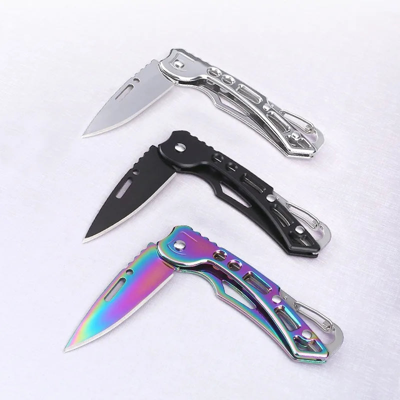 Multi-function Stainless Steel Folding Knife Katana Samurai Sabre Hanging Vegetable Fruit Knife Kitchen Gadgets Home Accessory