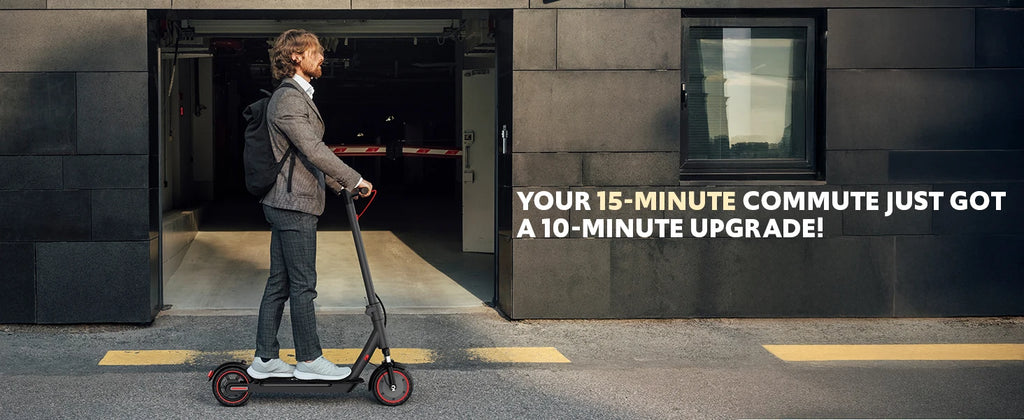 Electric Scooter Adults, Foldable E-Scooter with Front Suspension & Front/Rear Turn Signal Lights, 10" Large Honeycomb Solid Tires, 550W Motor, 36V 10.5AH Battery, Up to 20 Miles Range & 22 MPH