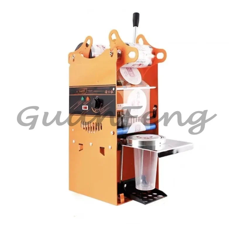 Manual sealing machine, 90mm/95mm plastic cup sealing for cold drink shops