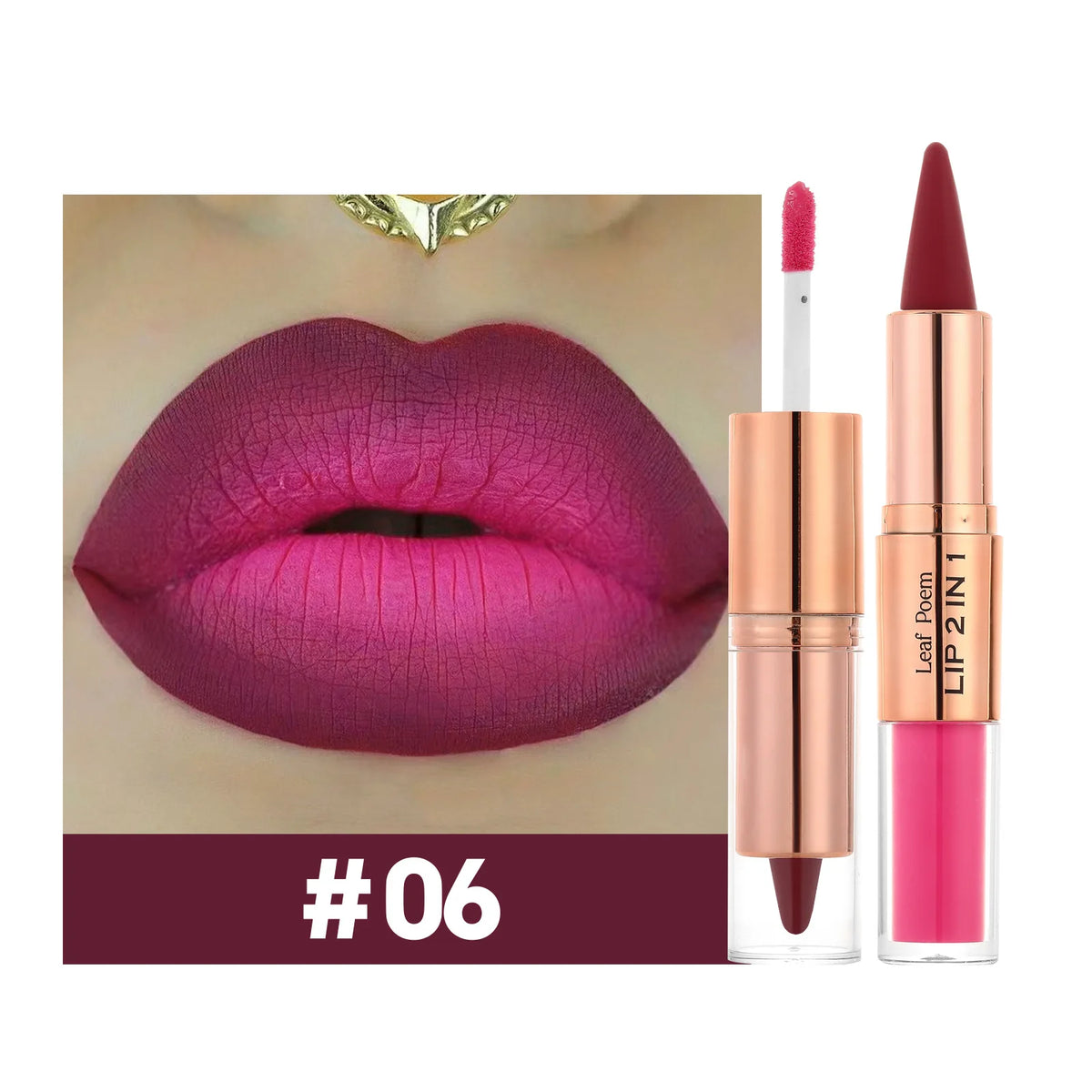 Tapered Gradient Lipliner Pen Black Brown Lip Gloss Matte Lip Liner Double Head Plumping Waterproof Lip Contour Non Stick Makeup