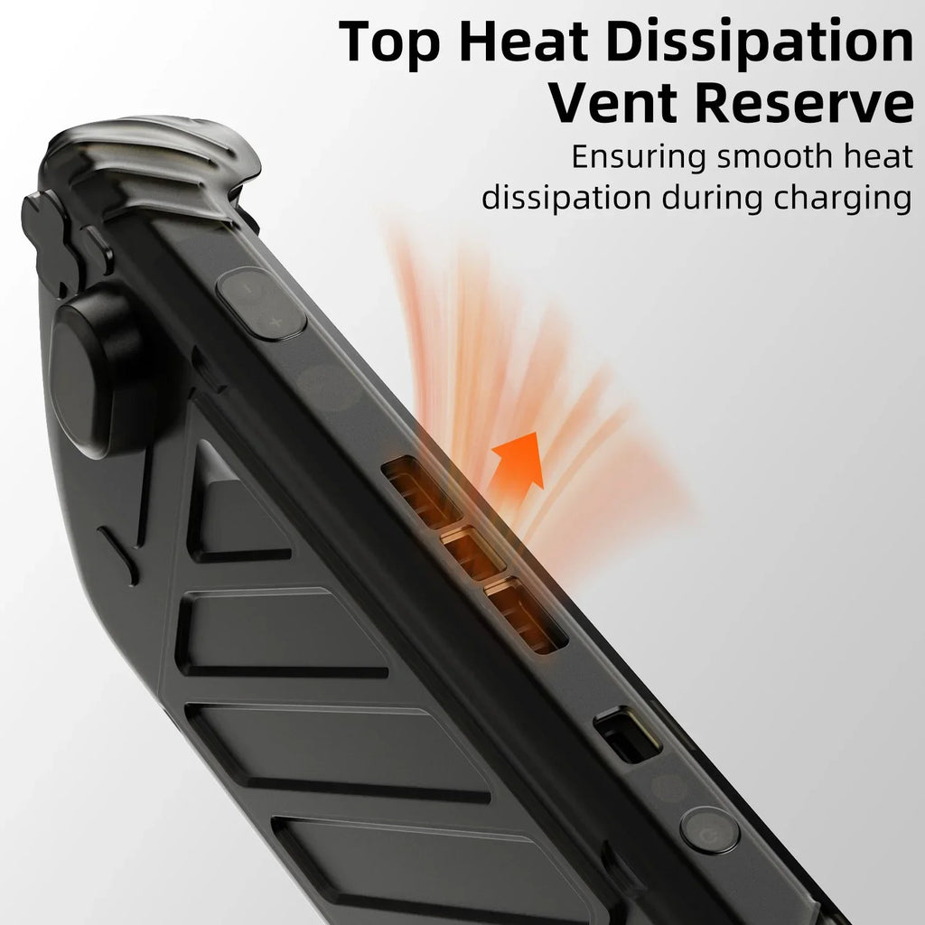 Skull & Co. HardShell Front Cover Bundle GripCase Portable Protective Case StandGrip for Steam Deck LCD/OLED Game Console