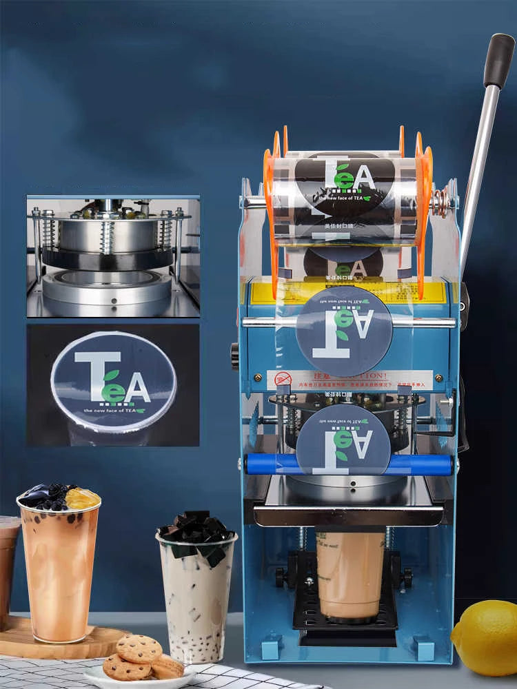 Full Automatic Cup sealer Cup Sealing machine Bubble tea machine for 9.5CM Paper Milk tea/Coffee cup Boba Tea