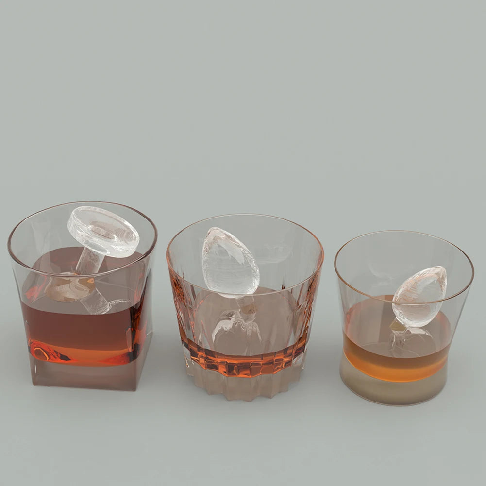 1-5Pcs Silicone Ice Cube Mold Funny Butt Plug Shaped Ice Tray Maker for Bars Cocktail Whiskey Chilling Drinking Kitchen Gadgets