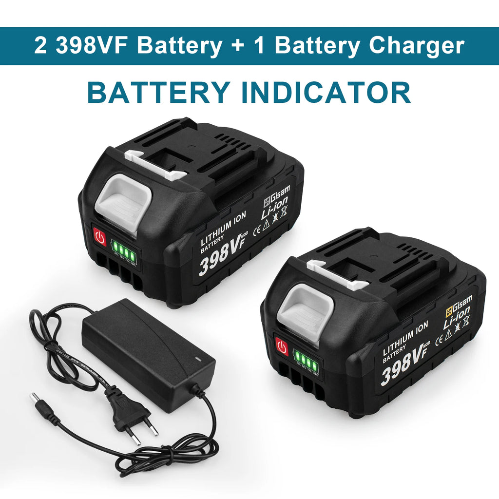 18V Rechargeable Lithium Ion Battery 22500mAh 15000mAh Lithium Battery With Battery indicator For Makita Power Tools Battery