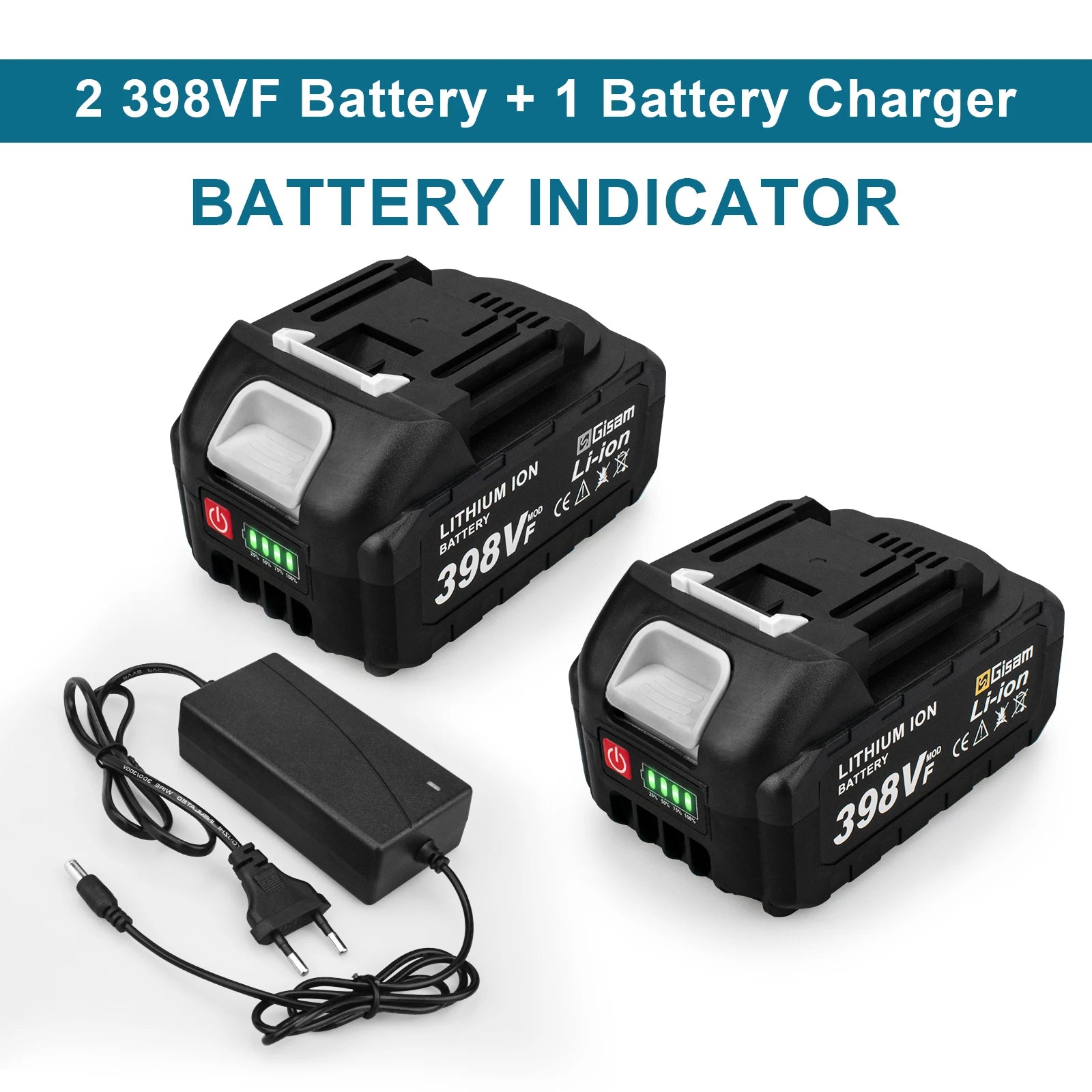 18V Rechargeable Lithium Ion Battery 22500mAh 15000mAh Lithium Battery With Battery indicator For Makita Power Tools Battery