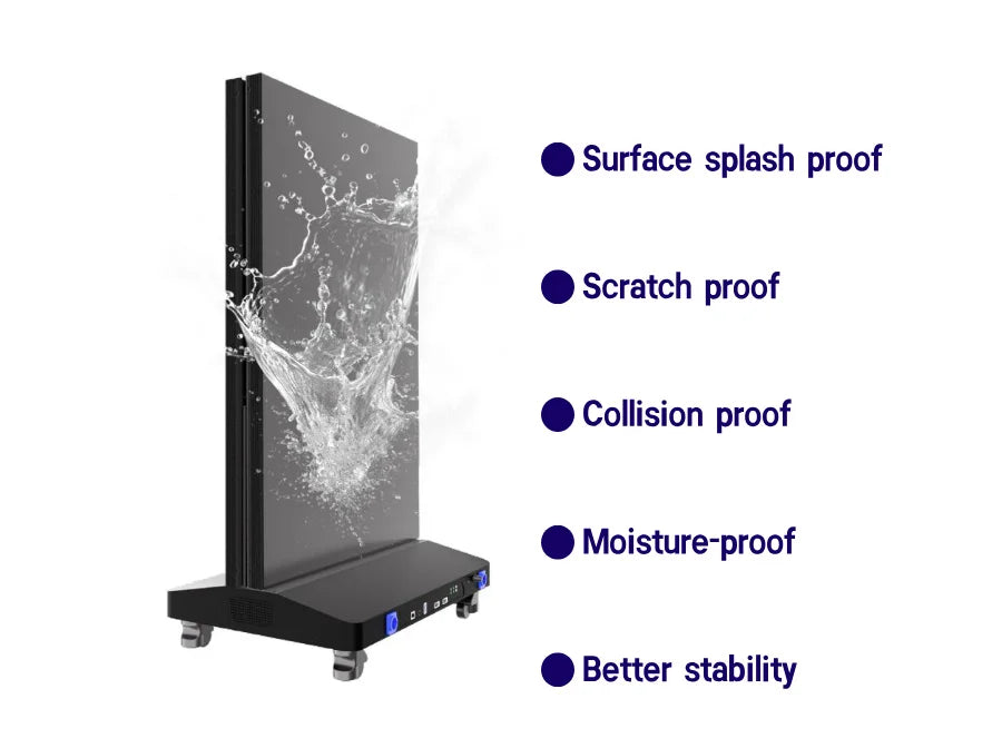 Foldable Diode Technology Retail Electronic Menu Board