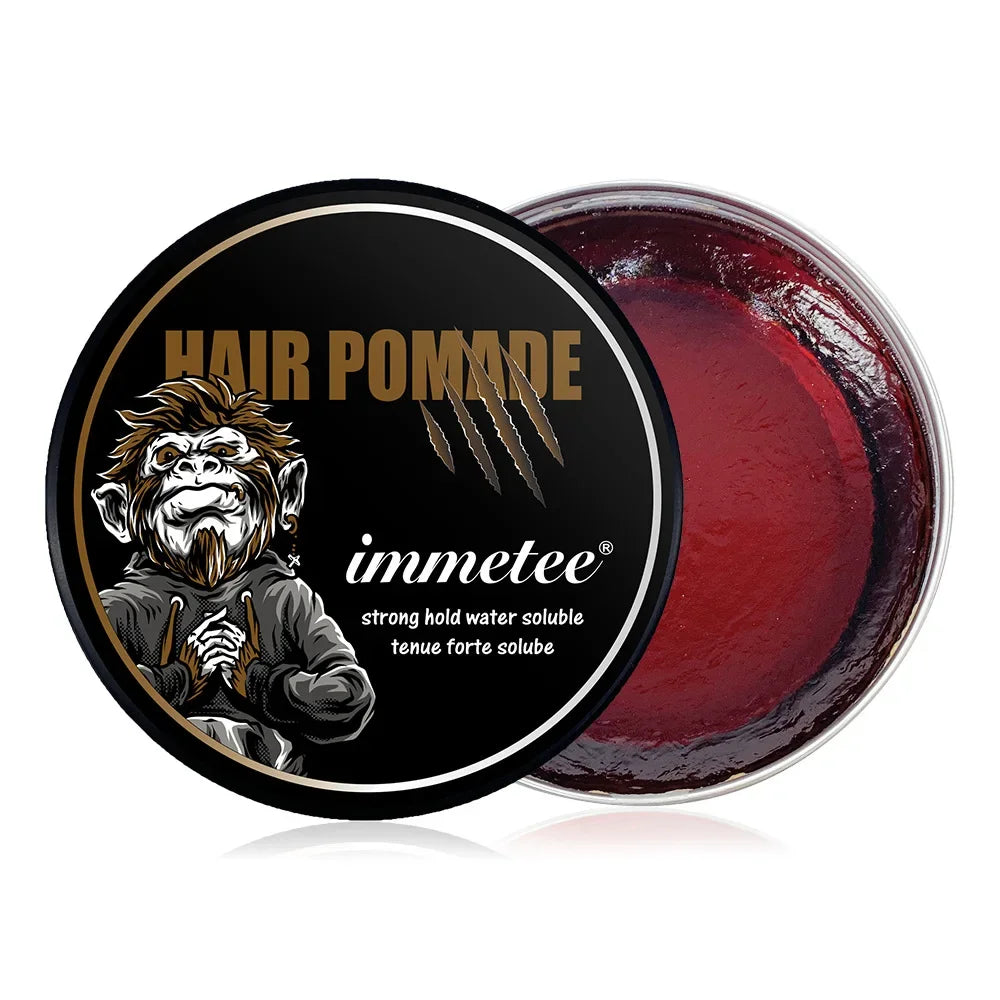 Men's Perfumed Hair Wax Strong Hold Edge Control Natural Volume Water-Based Non-Greasy Frizz-Free Flyaway Hair Daily Styling Cre