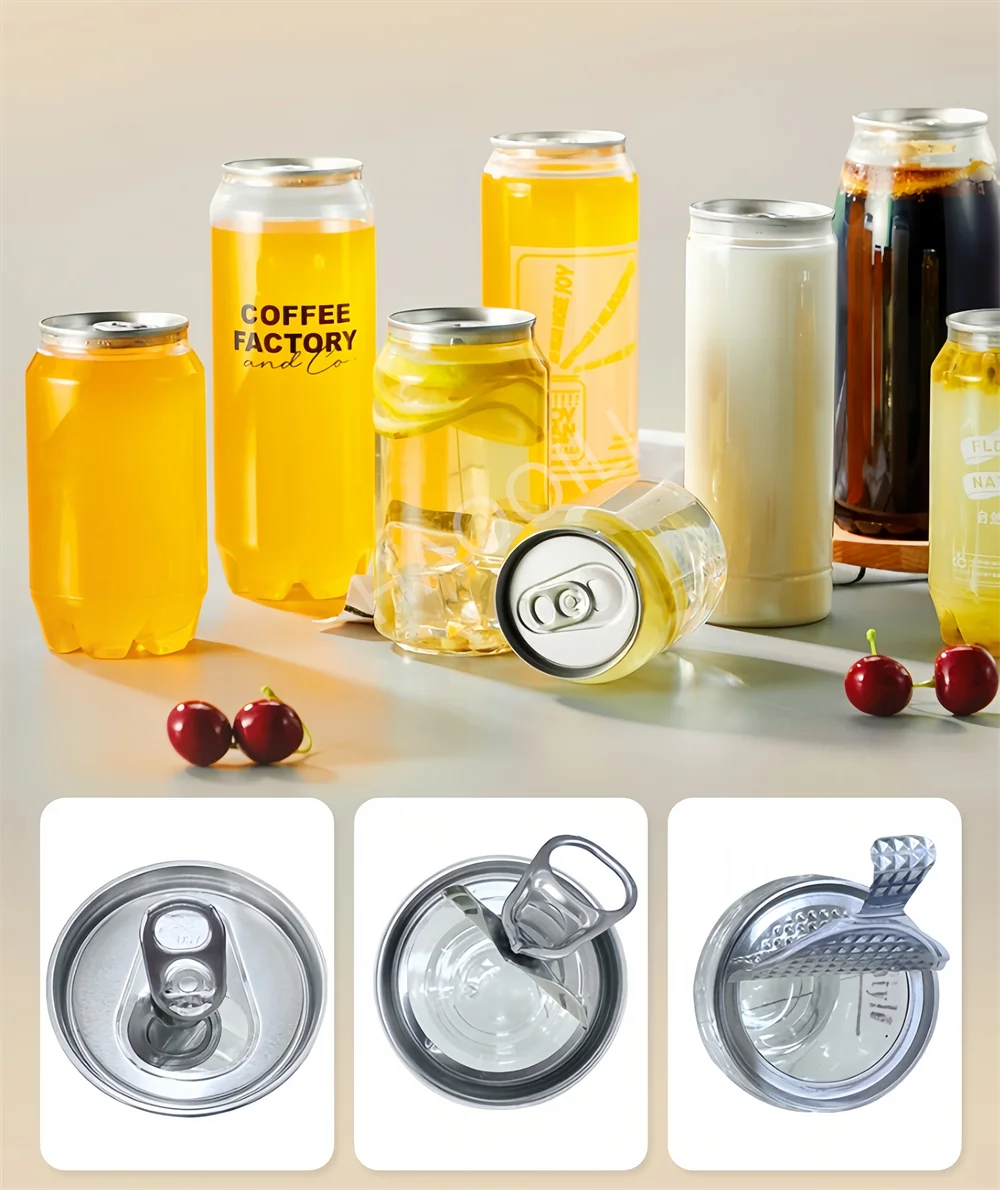 Fully Automatic Can Sealing Machine Commercial Plastic Can Capping  Aluminum Cap Milk Tea Shop Cup  Sealing Machine
