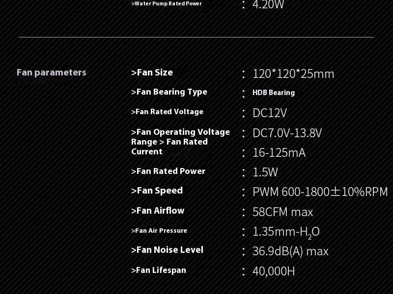X-GAMERX M240 M360 Liquid Cooling ARGB Dynamic Light Synchronization Thermal Display Integrated Water Cooling Radiator