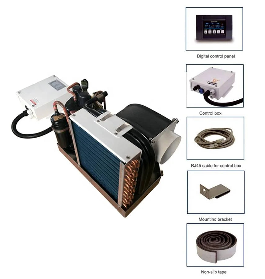 2026 New Hot Sale Marine Air Conditioner for Boat 8000btu Sea Water Chiller Cooling AC Vessel Yacht Ship AC 220v60hz