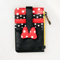 Cute Bow Dot High-Quality Zipper Wallet, Fashionable Personalized Card Holder, Stylish Coin Purse, Trendy Accessory for Daily