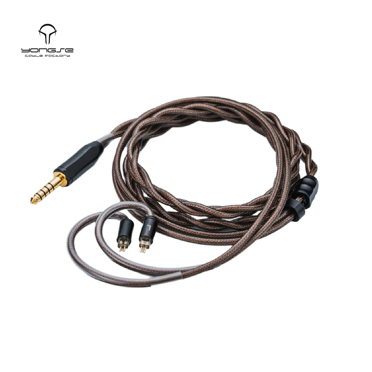 YONGSE Mech-X Cable Silver-plated Single Crystal Copper + Graphene Shielding Earphone Cable