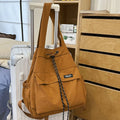Women 2‑Way Travel Backpack Lightweight Korean Style Casual Shoulder Bag Multifunctional Drawstring Rucksack for College Student