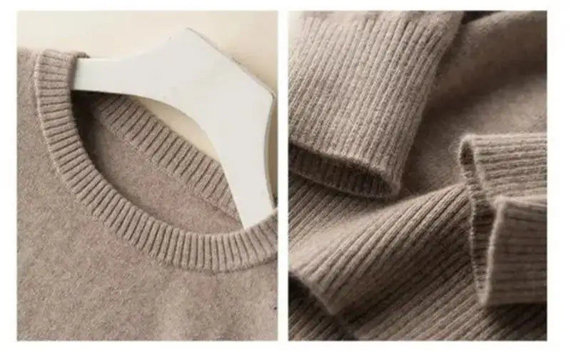 Cashmere Cotton Blended Thick Pullover Men Sweater 2025 Autumn Winter Jersey Hombre Jumper Pull Homme Hiver Knitted Sweaters