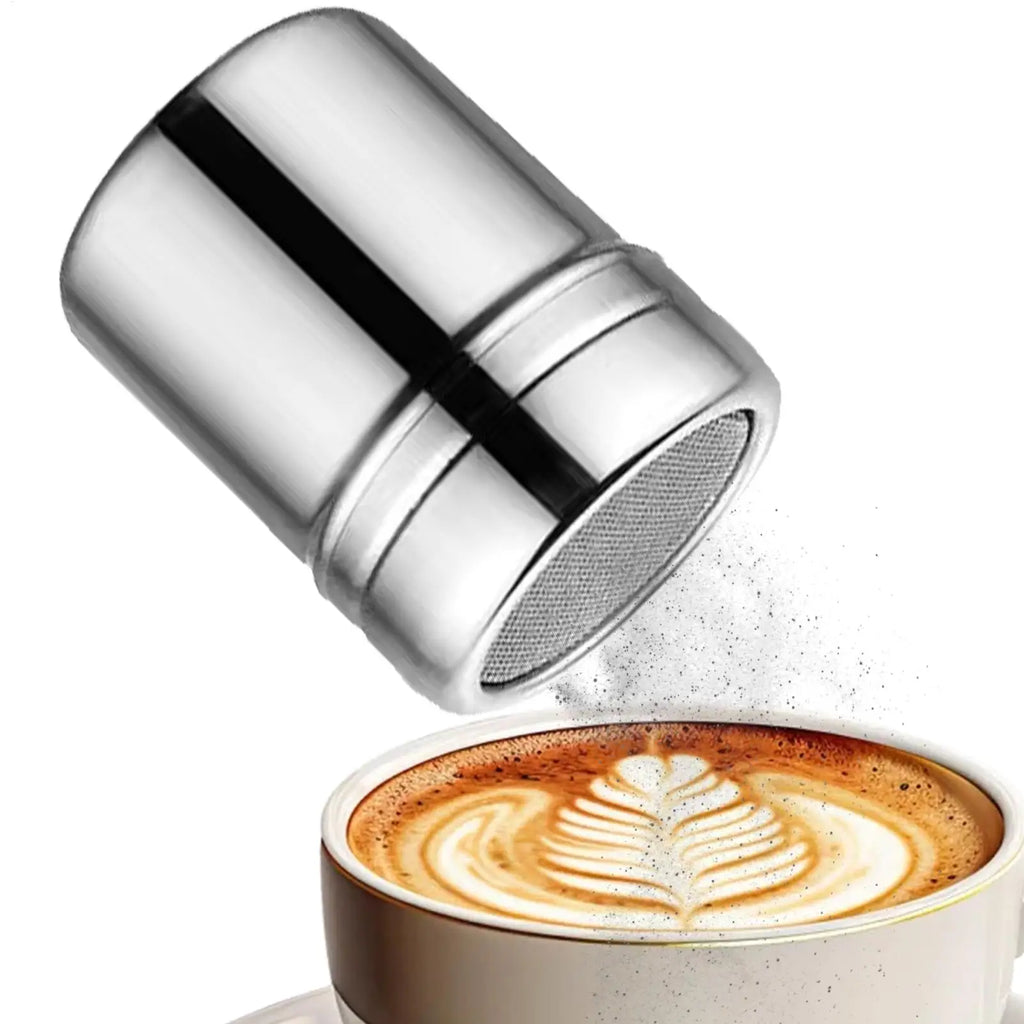S/M/L Powder Sprinkler Bottle Stainless Steel Flour Sifter And Shaker Bottle Kitchen Gadgets Powder Shaker For Salt Sugar Cocoa
