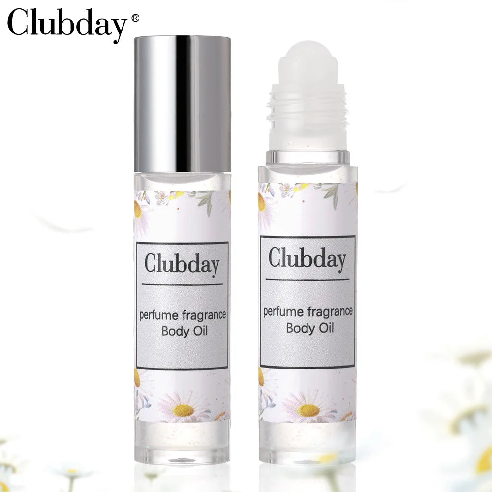 Portable Roll‑on Perfume Oil, Long‑last Fragrance Shimmer Body Highlight Essential Oil Daily Body Scent Makeup Cosmetics
