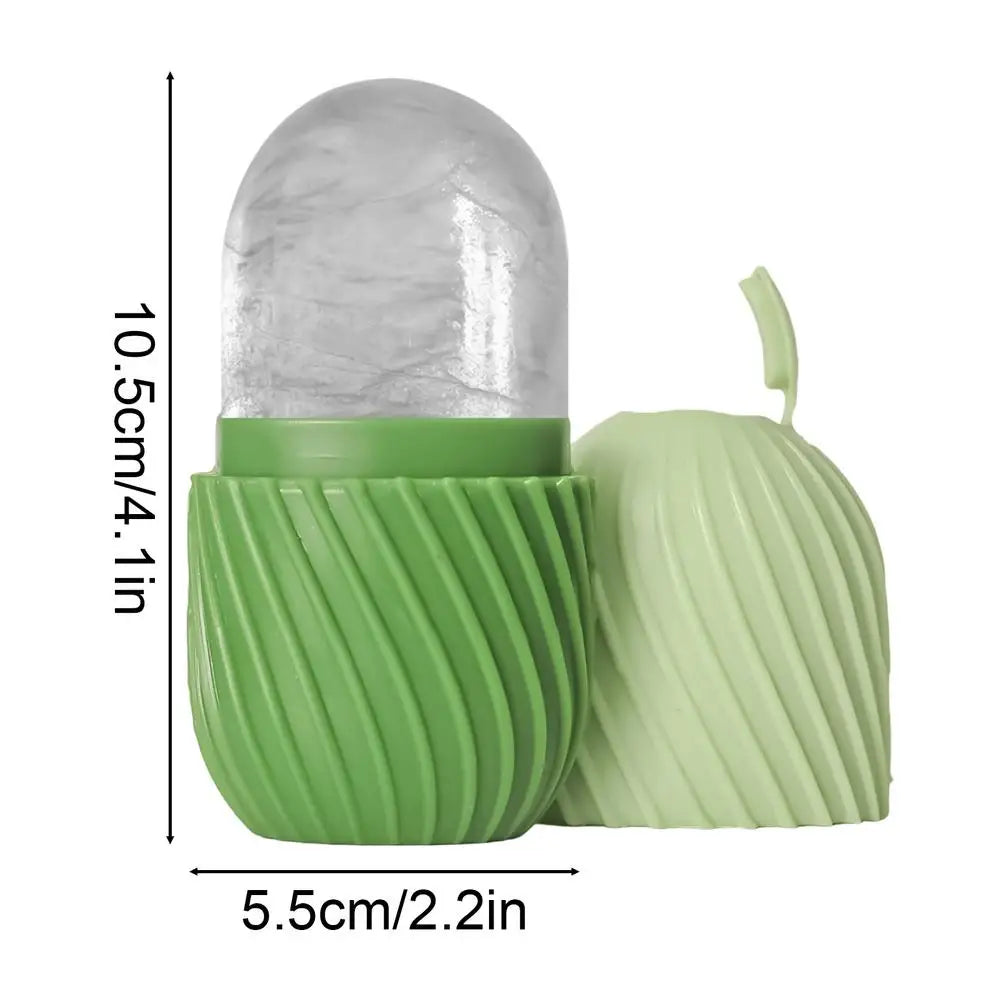 Face Ice Roller mold Beauty facial ice tray Massage silicone ice tray Facial Massager Face Lifting Beauty Skin Care Tools