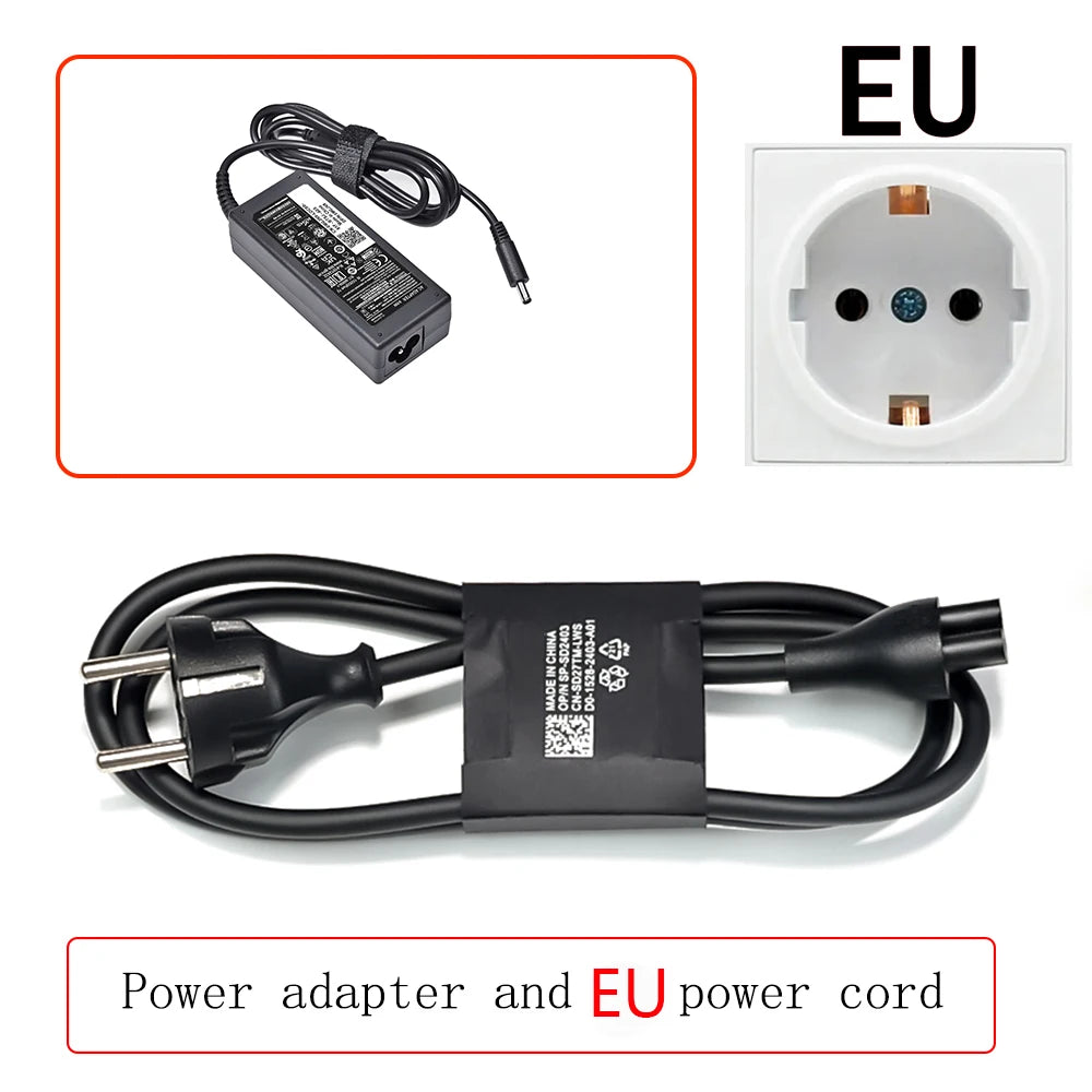 19.5V 3.34A 65W AC Adapter Charger for Dell Latitude 15-3000 3550 3560 HA65NS5-00 LA65NM130 LA65NS1-00 LA65NS2-01