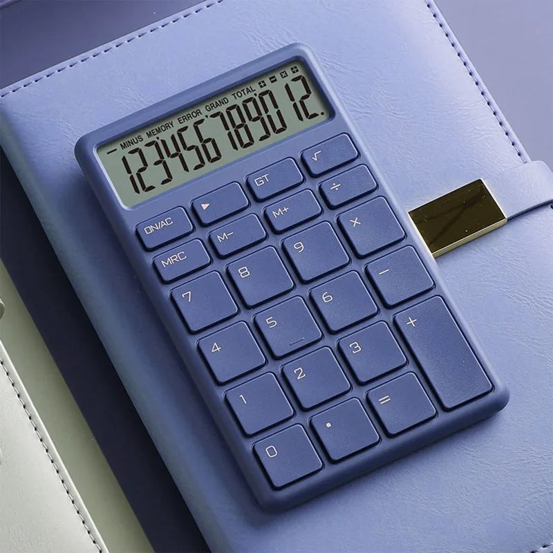 Student Calculator Simple Design Basic Calculator High Sensitivity Button Portable Calculator Student Stationery Supplies