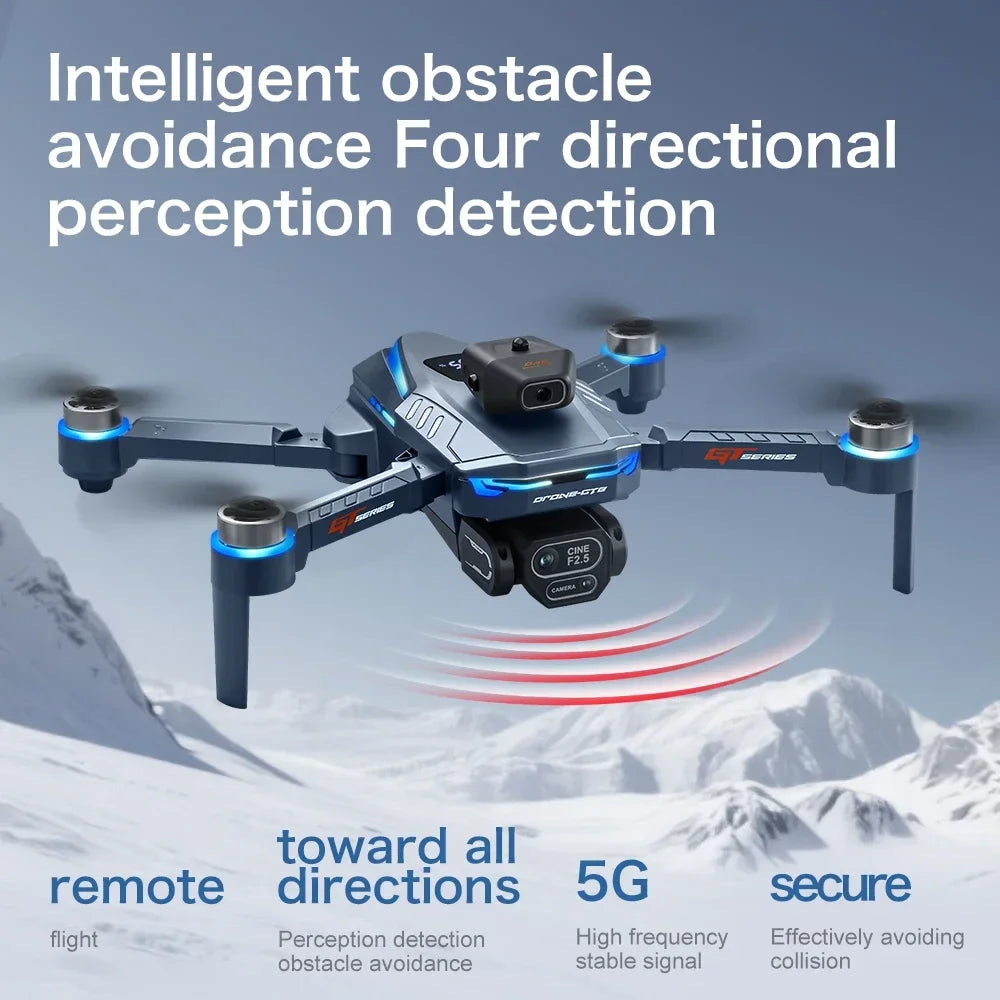 Original GT8 Drone GPS 8K Professional 4K HD Camera 5G Brushless Motor Aerial Photography Optical Flow with screen RC Quadcopter
