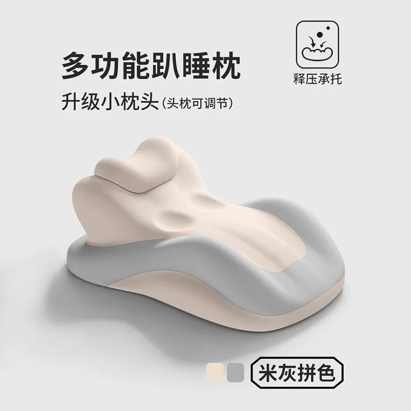 Adjustable Wedge Pillow, Ergonomic Prone Cushion Designed for Comfortable Phone Use And Gaming in Bed. Contoured Support