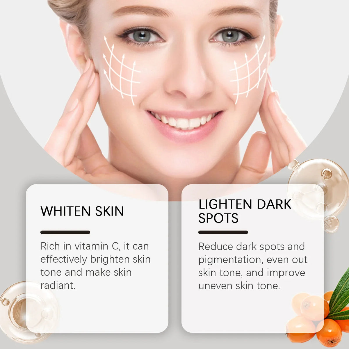 Niacinamide Face Cream Fade Dark Spot Lightening Melasma Even Skin Tone Shrink Pore Brightening Moisturizing Skin Care Cream