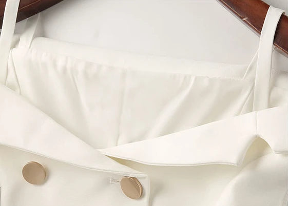 Womens 2 Pant Sets Blazer and Outfit Wide Leg Trouser Suit White Two Piece Set Pants for Women Sexy Classy Co Ord Promotion Xxl