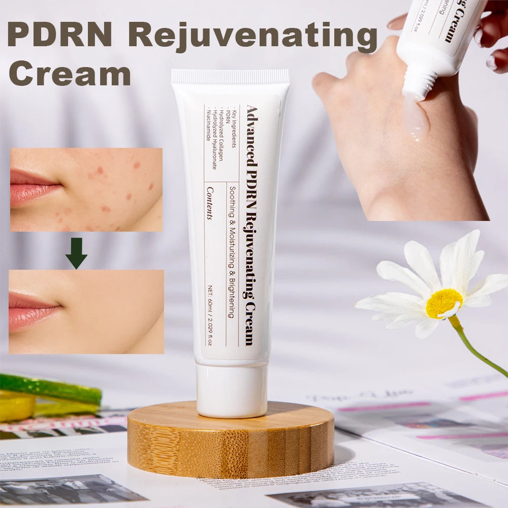 Advanced PDRN Rejuvenating Cream, Salmon DNA PDRN Face Moisturizer for Firming Skin, Women's Face Cream for Glow Skin, 60ML
