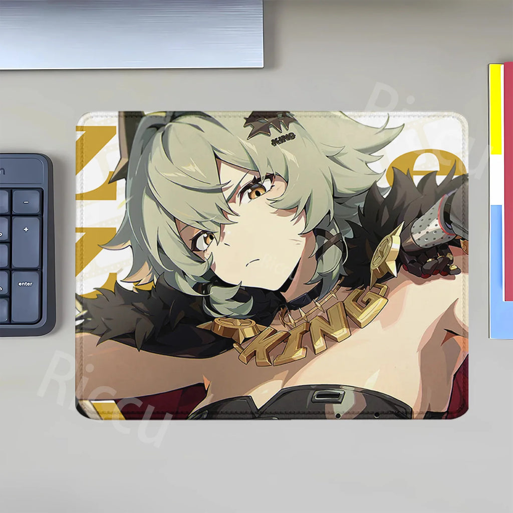 Mouse Pad Zenless Zone Zero Vivian Hoshimi Miyabi Ellen Joe Small Size Mousepad ZZZ Office accessories overlock teclado Desk Mat