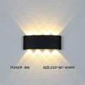 LED Wall Light IP65 Outdoor Waterproof Garden Fence Aluminum Indoor Fashion Wall Lamp For Bedroom Bedside Living Room Stairs