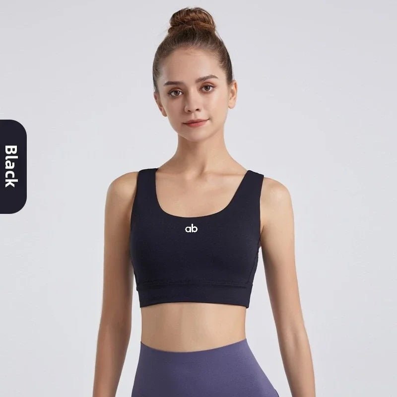 2026 New Cross‑Back Nake Feeling Sports Bra Women High Support Shockproof Push‑Up Removable Pads Outerwear Yoga Gym Training Bra
