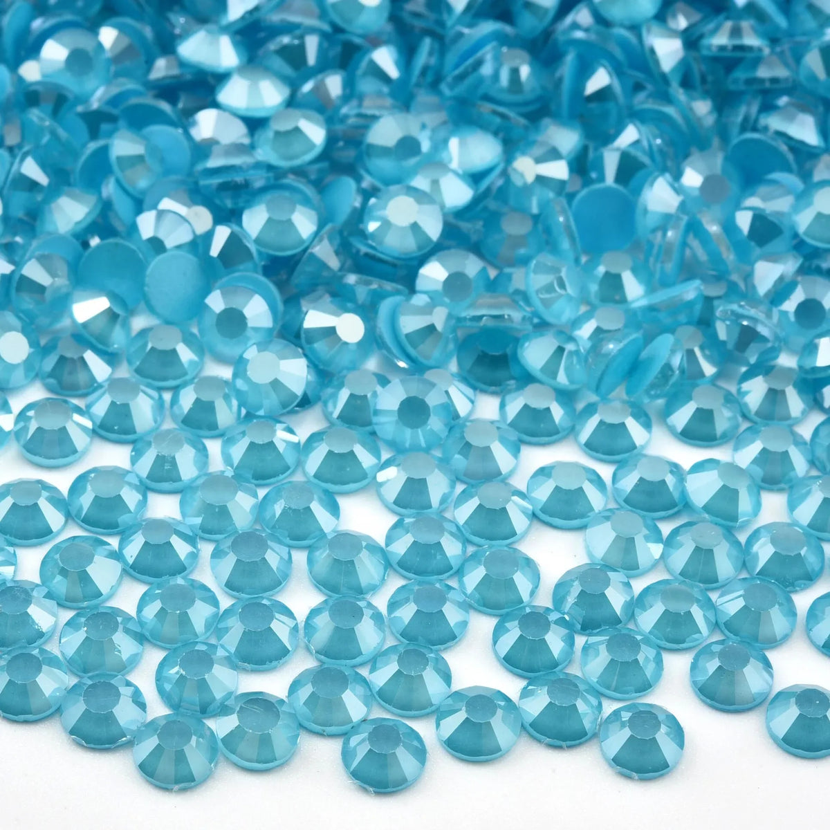 OLeeya SS6-SS30 Texture Blue Series Glitter Crystal Non Hotfix Rhinestones DIY Nails Strass Diamond For Dress Vestidos