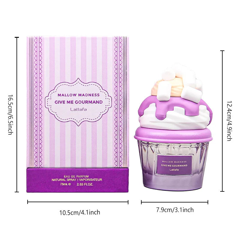 Creamy Ice Cream Scented Perfume – Sweet Fragrance Gift Set, 75ml. A Middle Eastern Perfume for Women, Arabian Fragrance