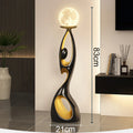Modern minimalist LED floor lamp, living room, bedroom, study, Nordic Ins style creative remote control dimming vertical lamp, i