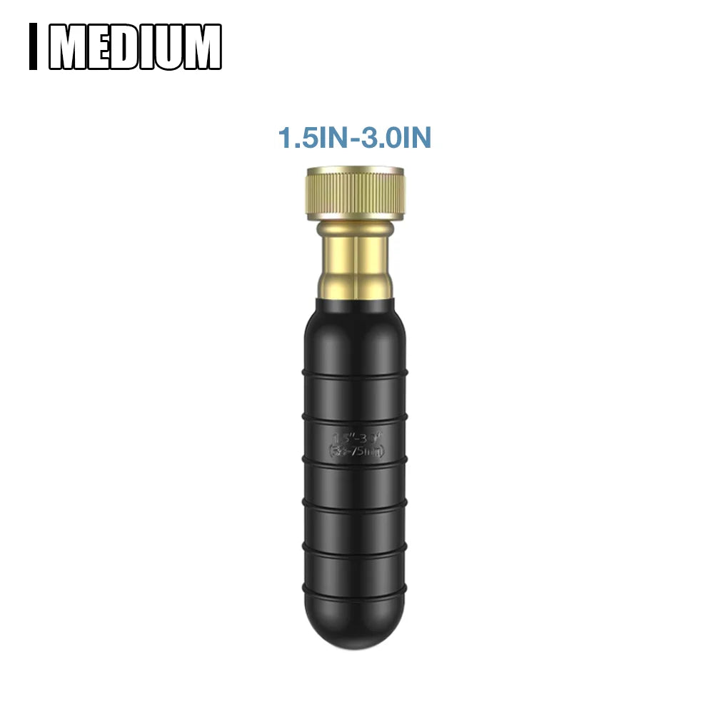Drain Cleaning Bladders, Suitable For 1-Inch To 6-Inch Pipes, Quickly Unclog Clogged Drains Safe And Durable, Made Of Rubber