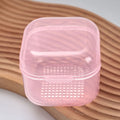 Nail Drill Bits Cleaning Box Disinfection Container Manicure Sterilization Trays Salon Supplies Sterilizer Cup With Drain Basket