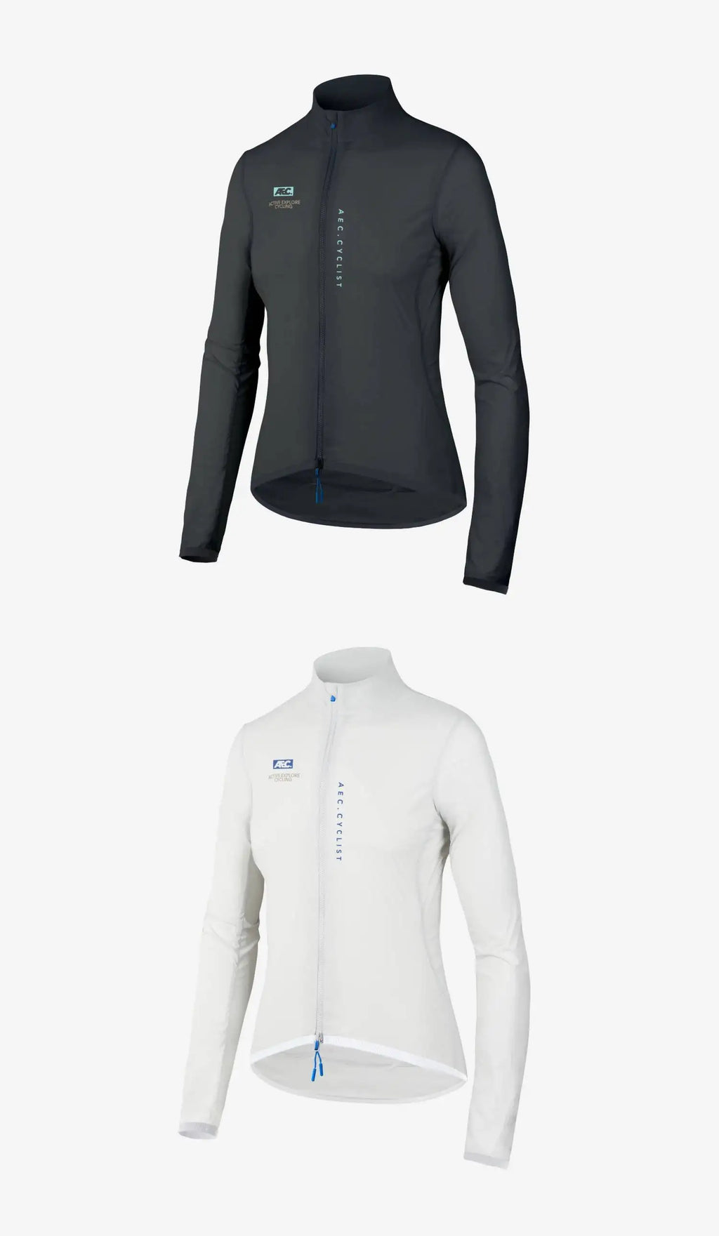 AEC.CYCLIST Windbreaker Cycling Jacket Men Women Ultra Light Quick Dry Cycling Jersey Breathable Bike Coats Zippered Side Pocket