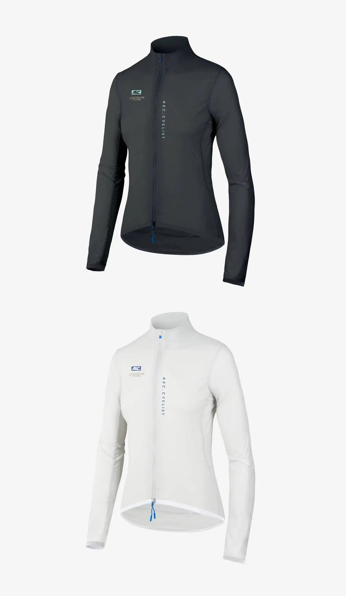 AEC.CYCLIST Windbreaker Cycling Jacket Men Women Ultra Light Quick Dry Cycling Jersey Breathable Bike Coats Zippered Side Pocket