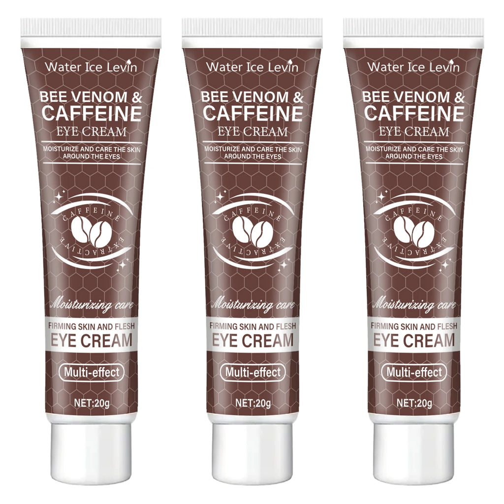 Natural caffeine powerful moisturizing and firming eye cream 20g, used for puffiness and dark circles. After use, it lifts the eye area, reducing wrinkles and signs of aging, and lightens the appearance of sagging skin