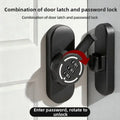 Password Door Latch 90/180 Degree Barn Sliding Bathroom Lock Digit Security Password Keyless Drawer Cam Lock For Drawers Cabinet