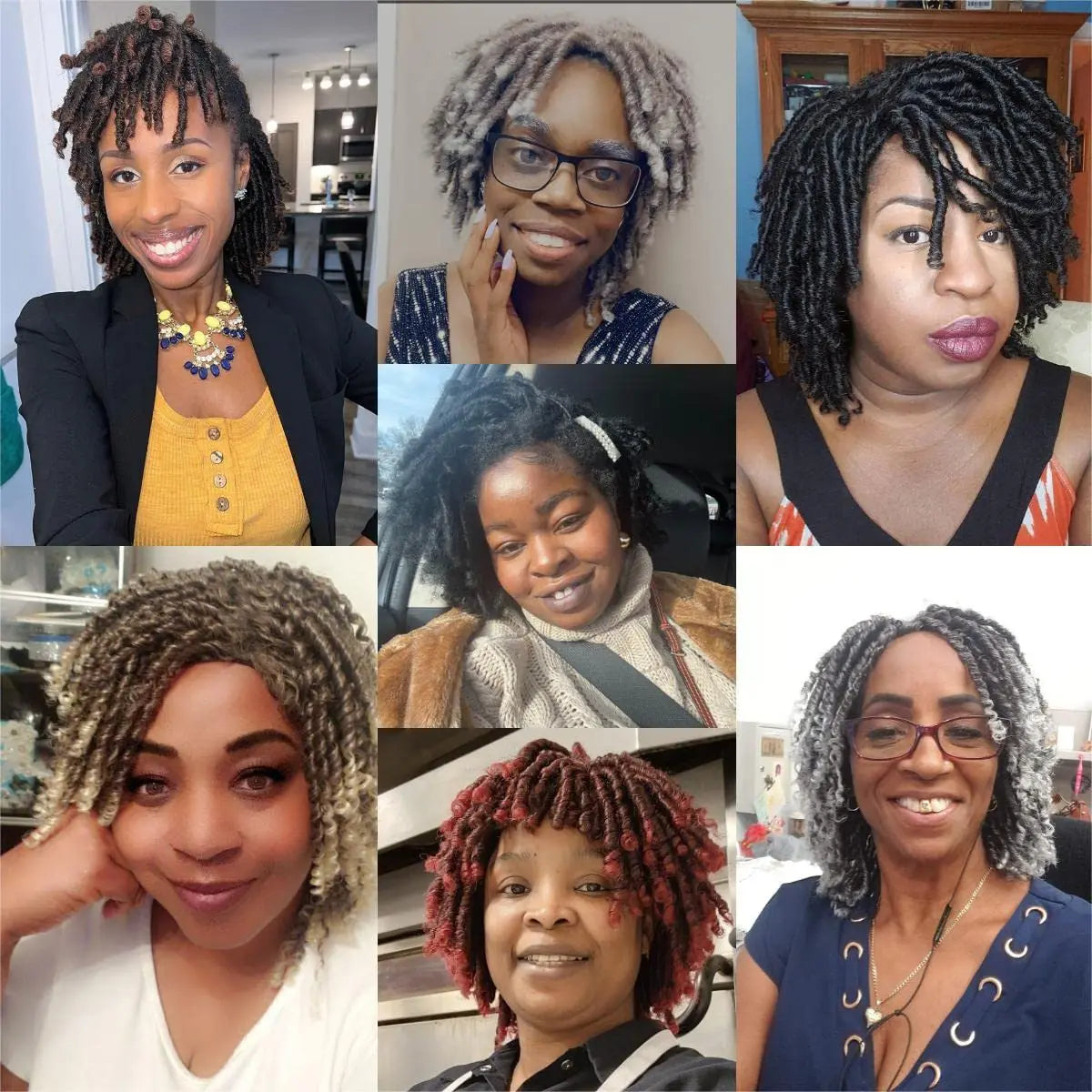 Wigs for Black Women Afro Curly Twist Wigs Braiding Synthetic Wig Heat Resistant Fiber Breathable Faux Locs Braids Hair Wigs wit