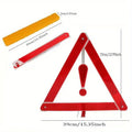Safety Warning Triangles Car Emergency Kit Tripod Car Tripod Car Flag Reflective Stop Sign Plastic Triangle Warning Triangle Dot